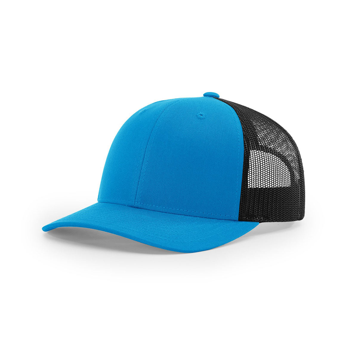 Richardson Stunning Cyan/Black Mesh Back Split Low Pro Trucker Hat