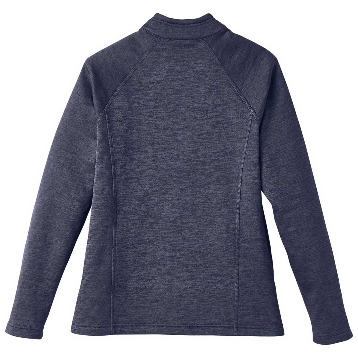 North End Women's Stunning Navy Heather/Carbon Flux 2.0 Full-Zip Jacket