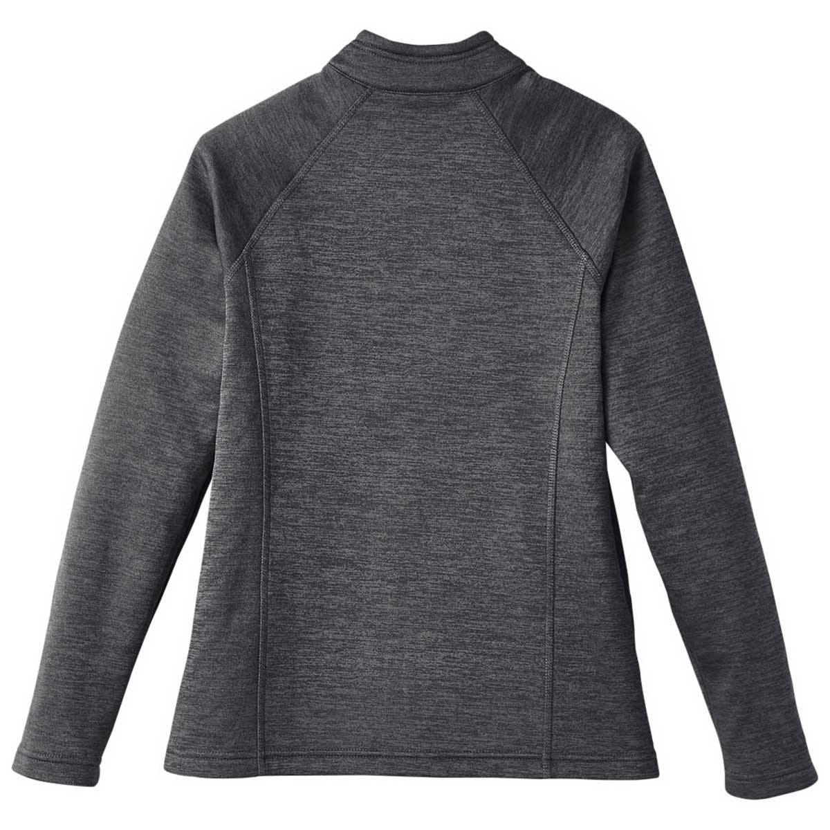 North End Women's Stunning Black Heather/Orange Soda Flux 2.0 Full-Zip Jacket