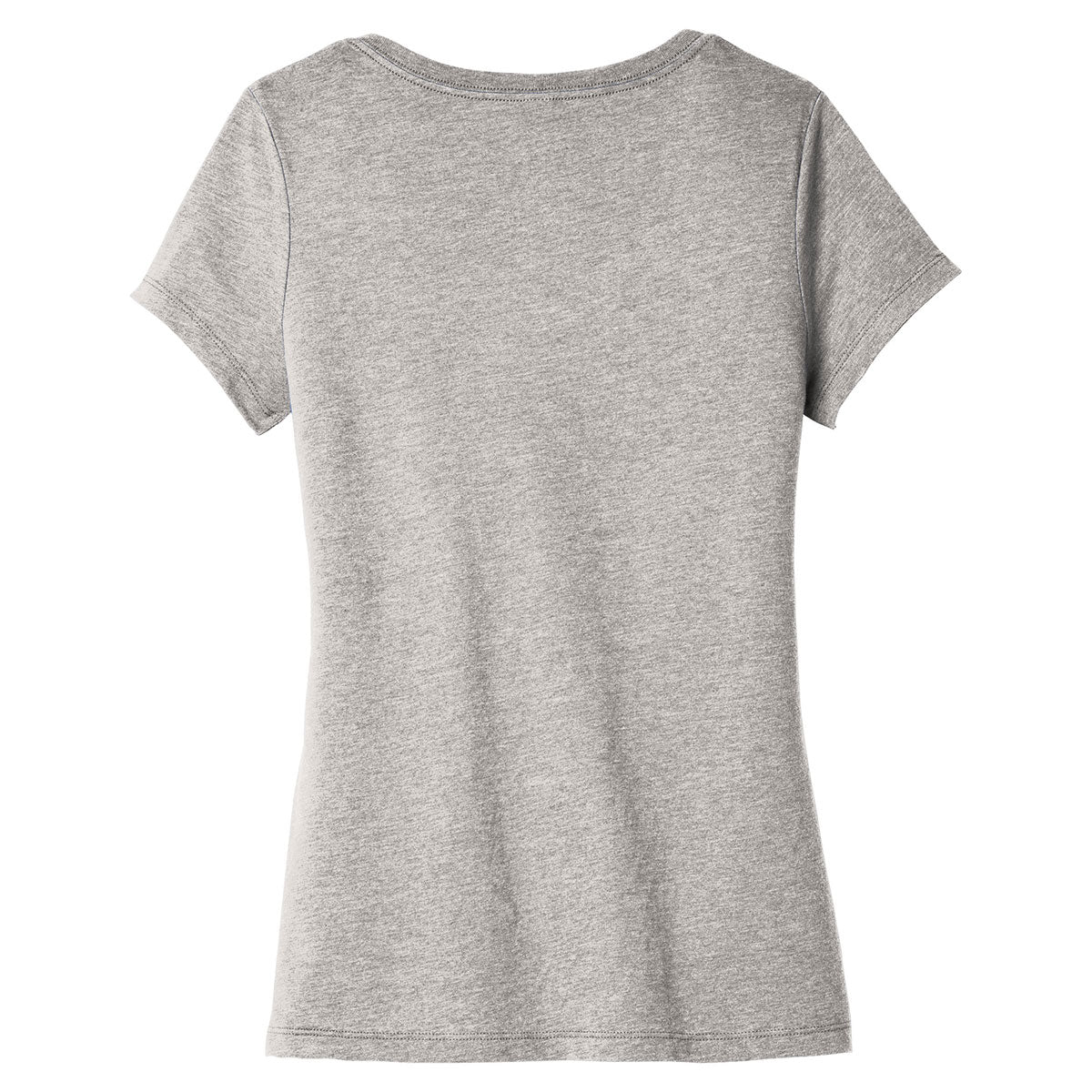 District Women's Light Heather Grey 'Very Important' V-Neck Tee