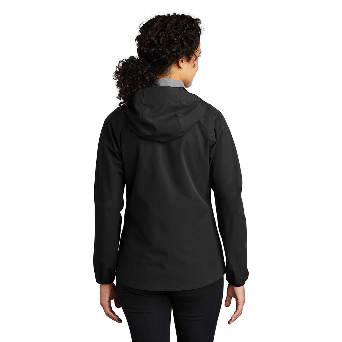 Port Authority Women's Stunning Deep Black Essential Rain Jacket