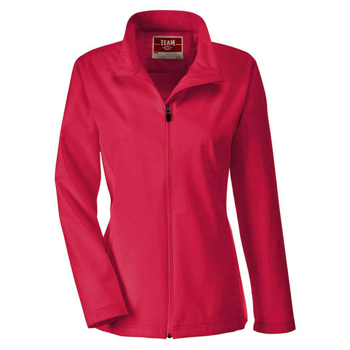 Team 365 Women's Red Leader Fashionable Soft Shell Sports Jacket