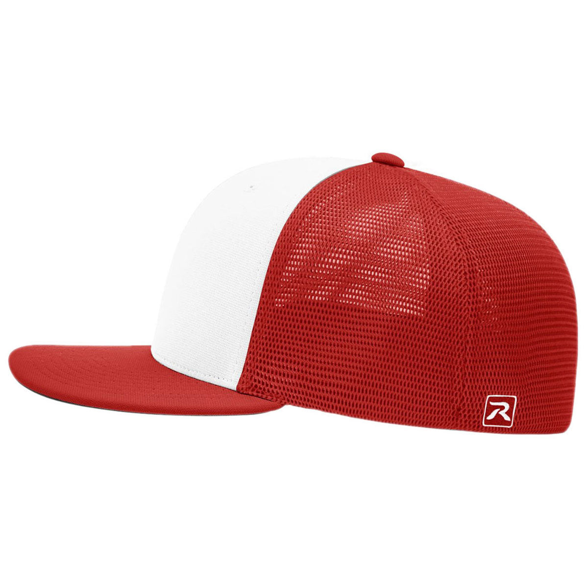 Richardson White/Red Alternate Pulse Mesh R-Flex Hat: A Stylish Americana Essential