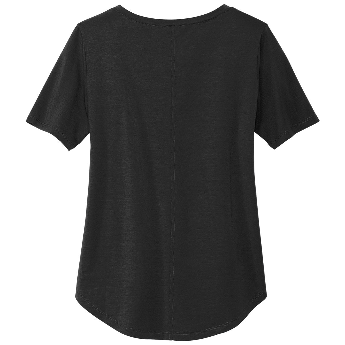 Mercer+Mettle Women's Stunning Deep Black Stretch Relaxed Scoop Tee