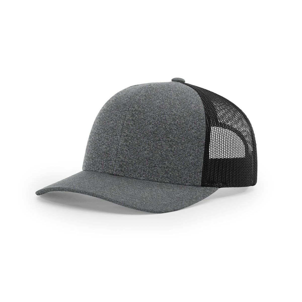 Richardson Women's Stylish Black Heather/Black Low Heather Trucker Hat