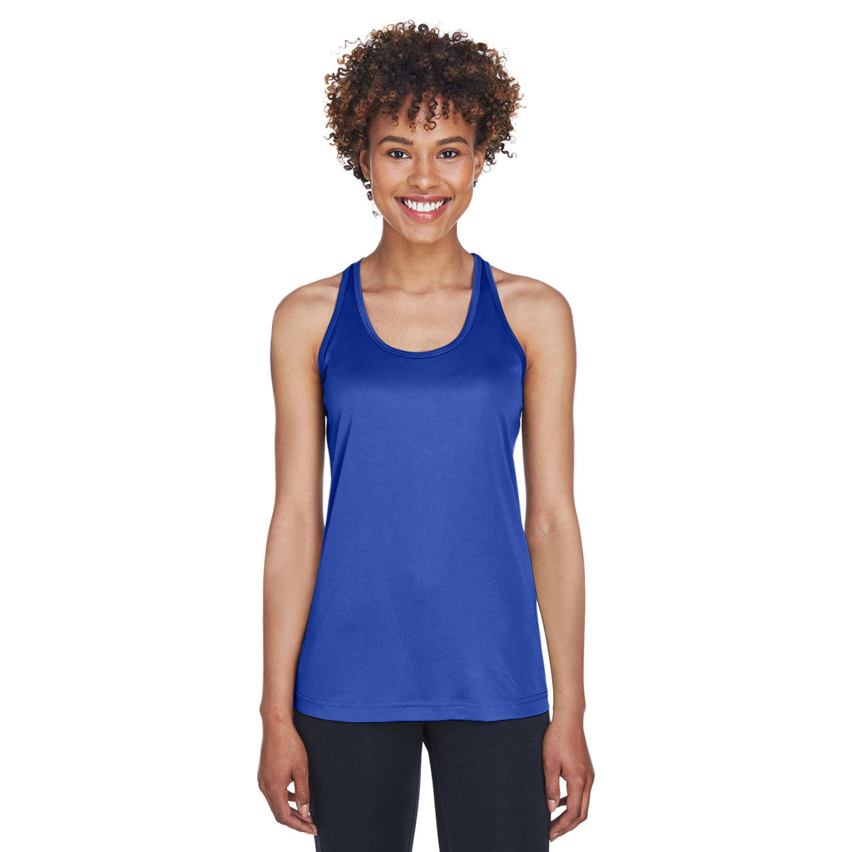 Team 365 Women's Royal Zone Performance Racerback Sports Tank - Unleash Style and Function!
