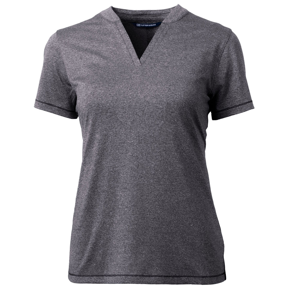 Cutter & Buck Women's Stunning Charcoal Heather Forge Stretch Blade Top