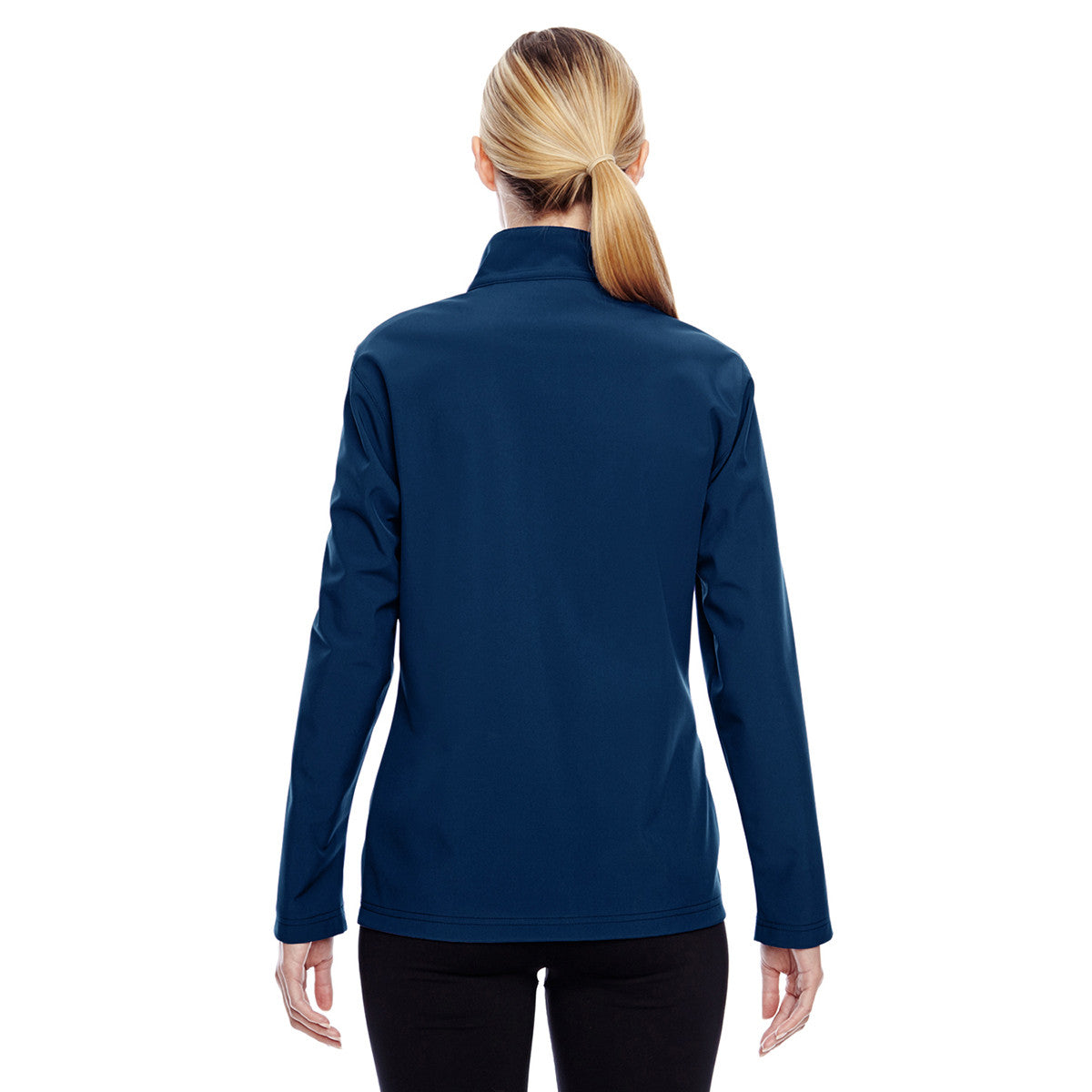 Team 365 Women's Dark Navy Sport Leader Soft Shell Jacket - A Fashionable and Functional Must-Have!