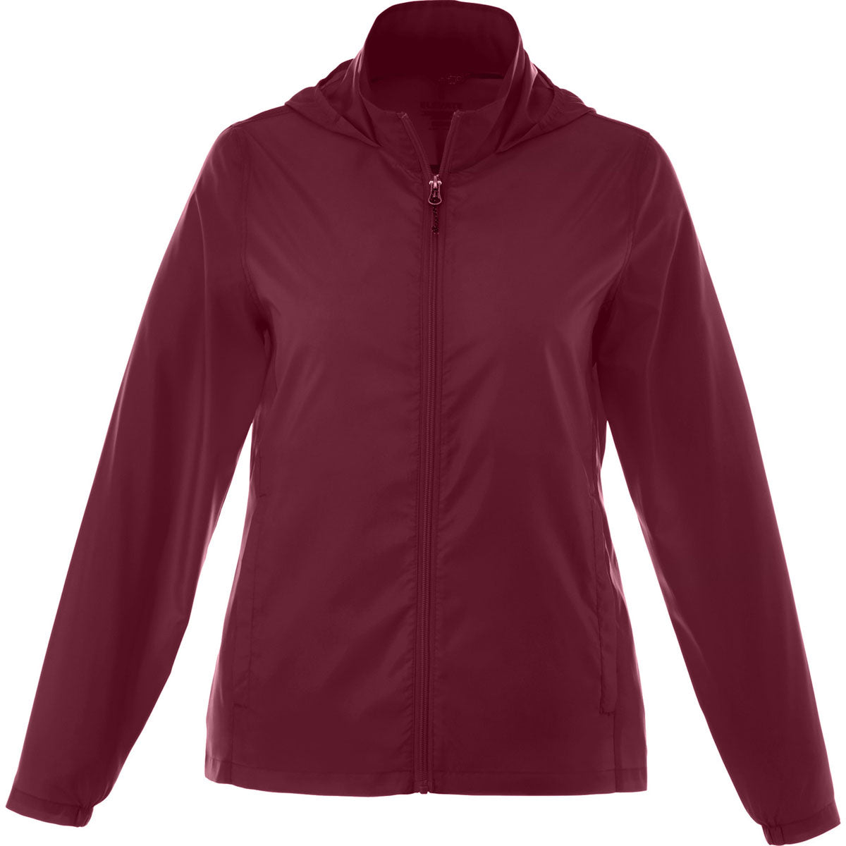 Elevate Women's Stunning Maroon Darien Packable Jacket