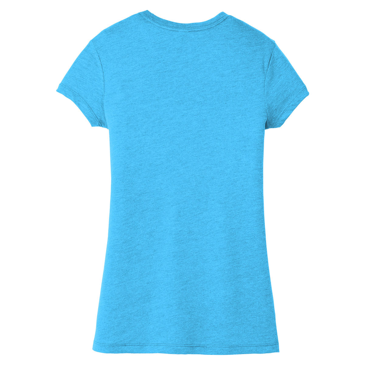 District Women's Stunning Turquoise Frost Fitted Tri Tee - A Fashion Must-Have!