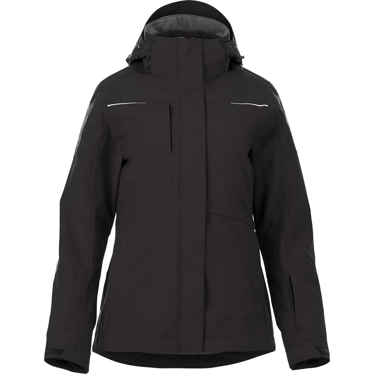 Elevate Women's Stylish Black Yamaska 3-IN-1 Jacket - A Cold-Weather Essential!