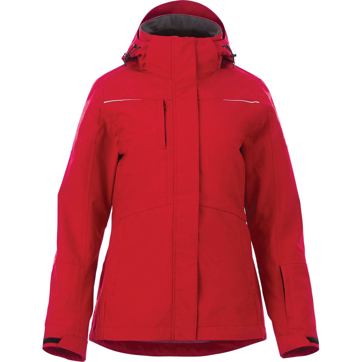 Elevate Women's Team Stylish Red/Black Yamaska 3-IN-1 Jacket - A Must-Have for Cold Days!