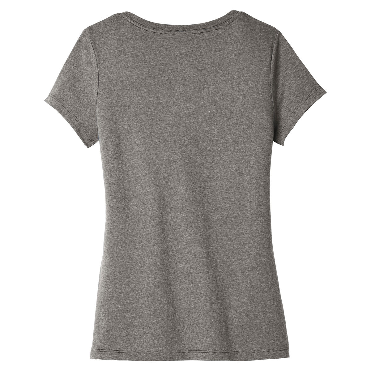 District Women's Grey Frost 'Very Important' V-Neck Tee