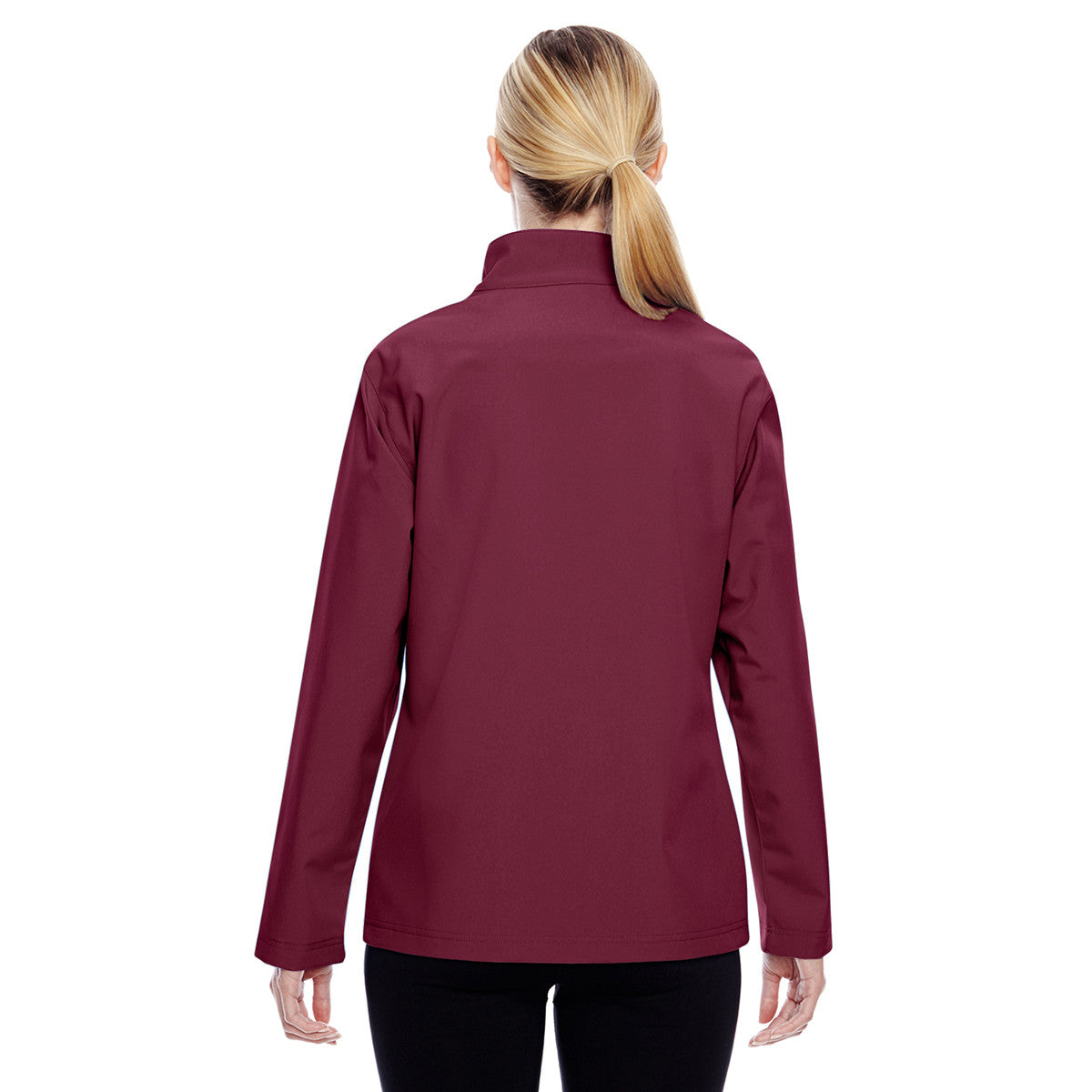 Team 365 Women's Maroon Sporty Leader Soft Shell Jacket - A Fashion and Function Powerhouse!