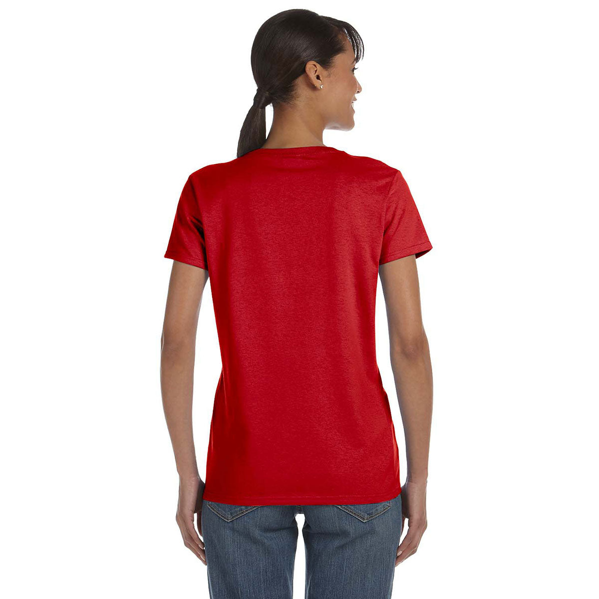 Gildan Women's Stunning Red 5.3 oz. T-Shirt