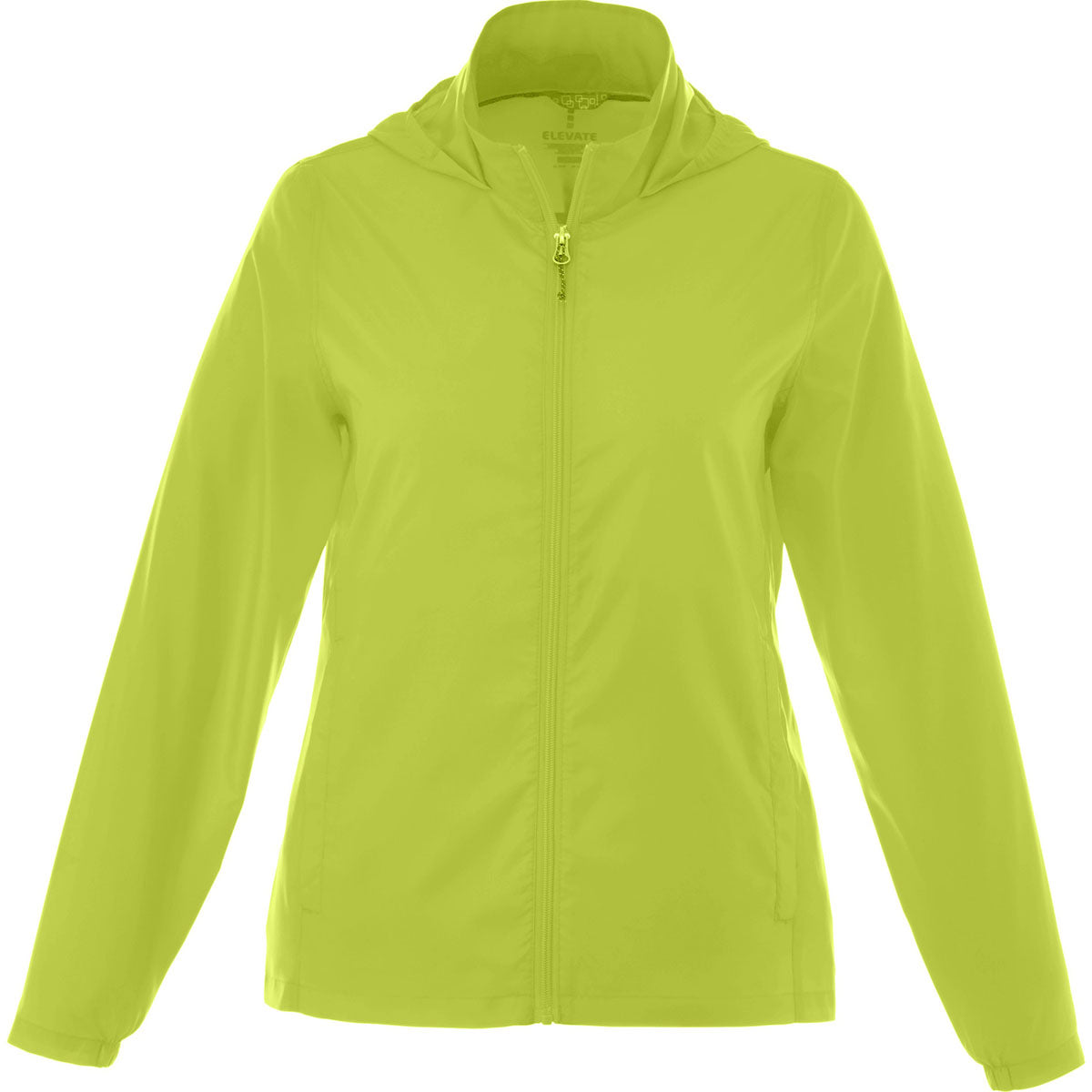 Elevate Women's Hi-Liter Green Darien: The Ultimate Packable Jacket
