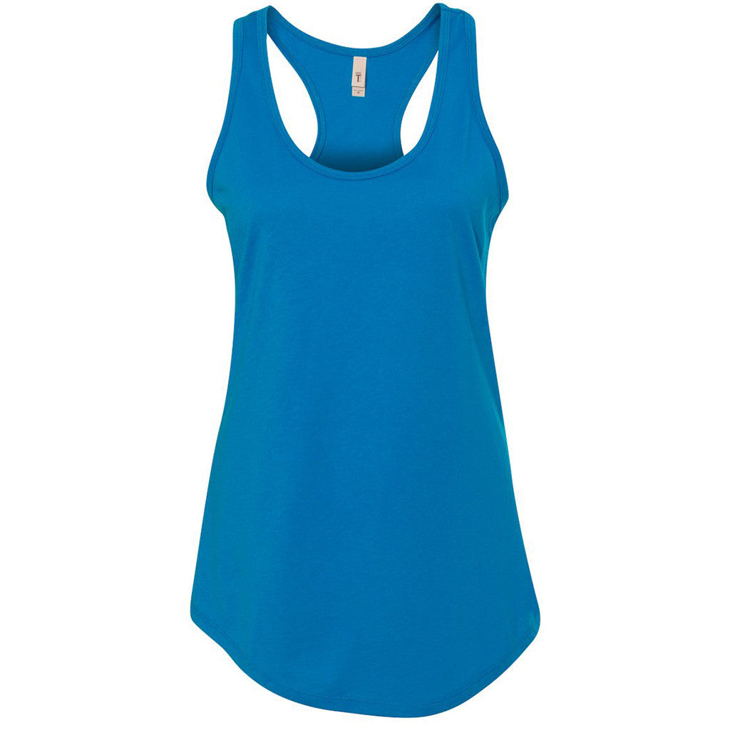 Next Level Women's Stunning Turquoise Ideal Racerback Tank