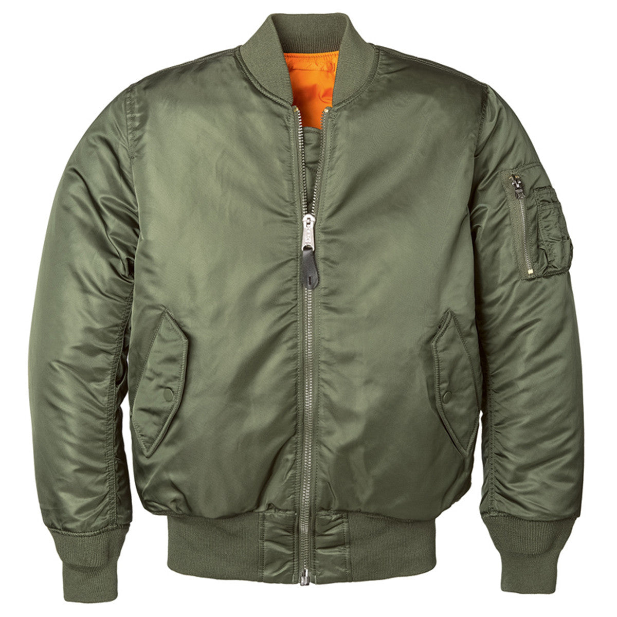Alpha Industries Women's Enchanting Sage Green MA-1 Flight Jacket