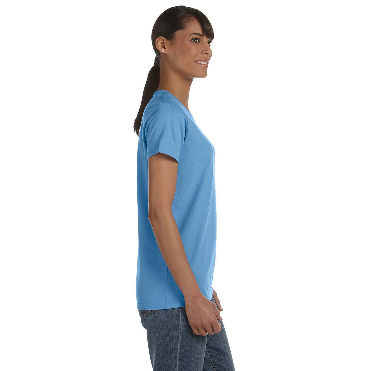 Gildan Women's Stunning Carolina Blue 5.3 oz. T-Shirt
