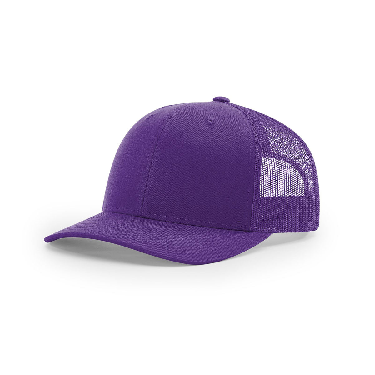 Richardson Purple Mesh Back Solid Trucker Hat: A Vibrant Branding Essential