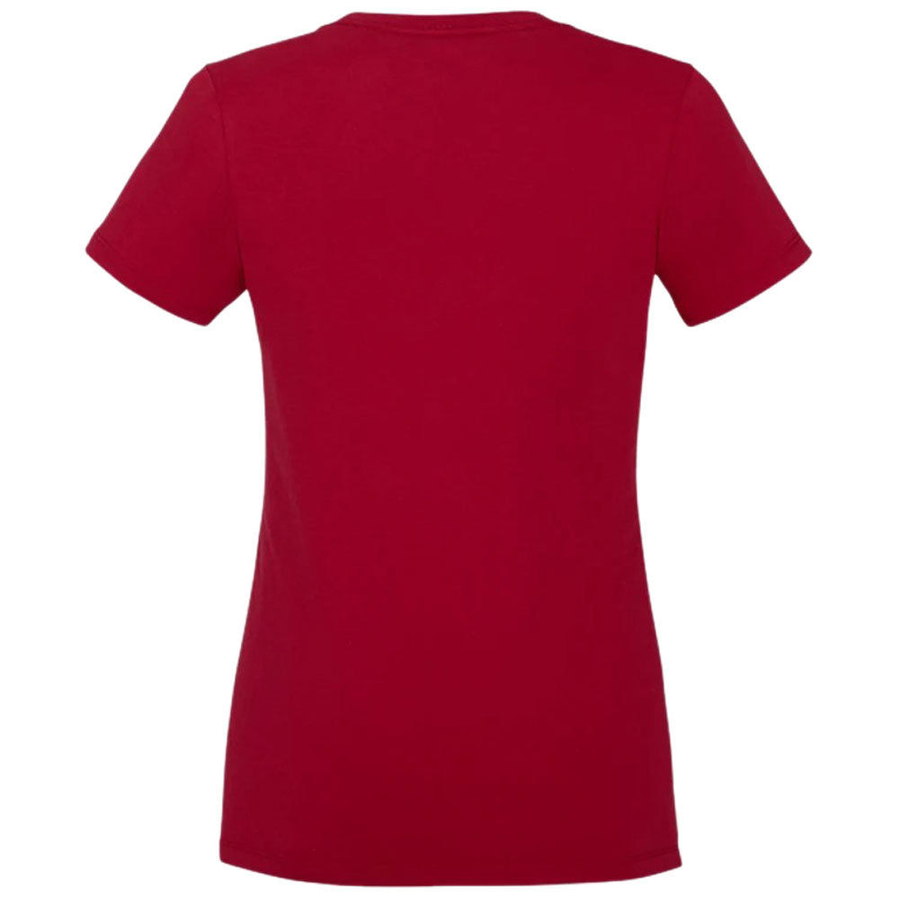 Elevate Women's Stylish Vintage Red Somoto Eco Short Sleeve Tee