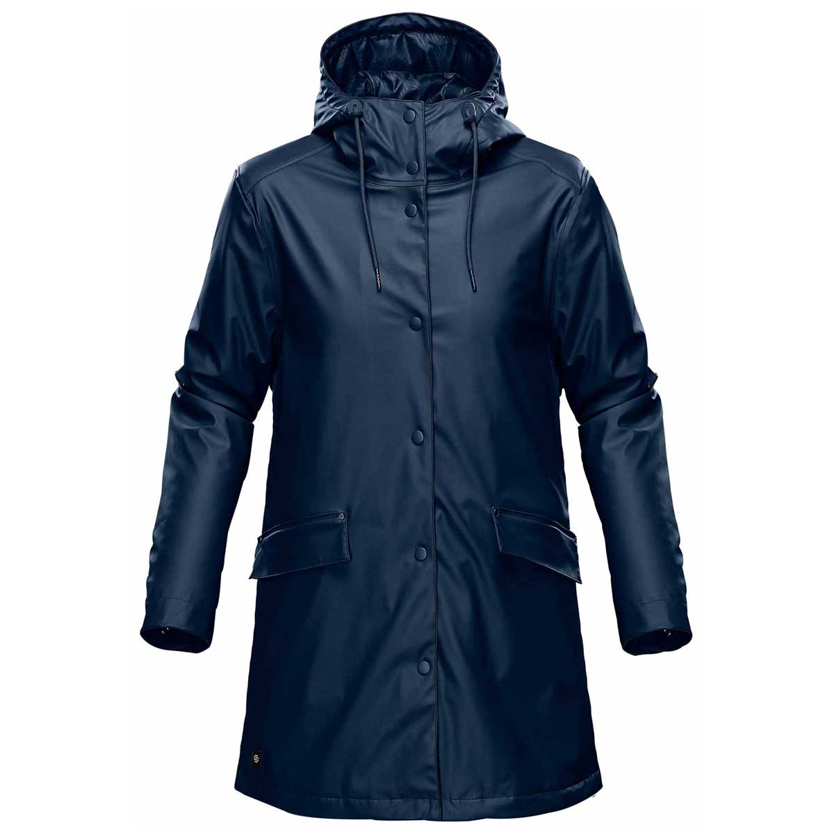 Stormtech Women's Navy Waterfall Insulated Rain Jacket - Your Perfect Rainy-Day Companion