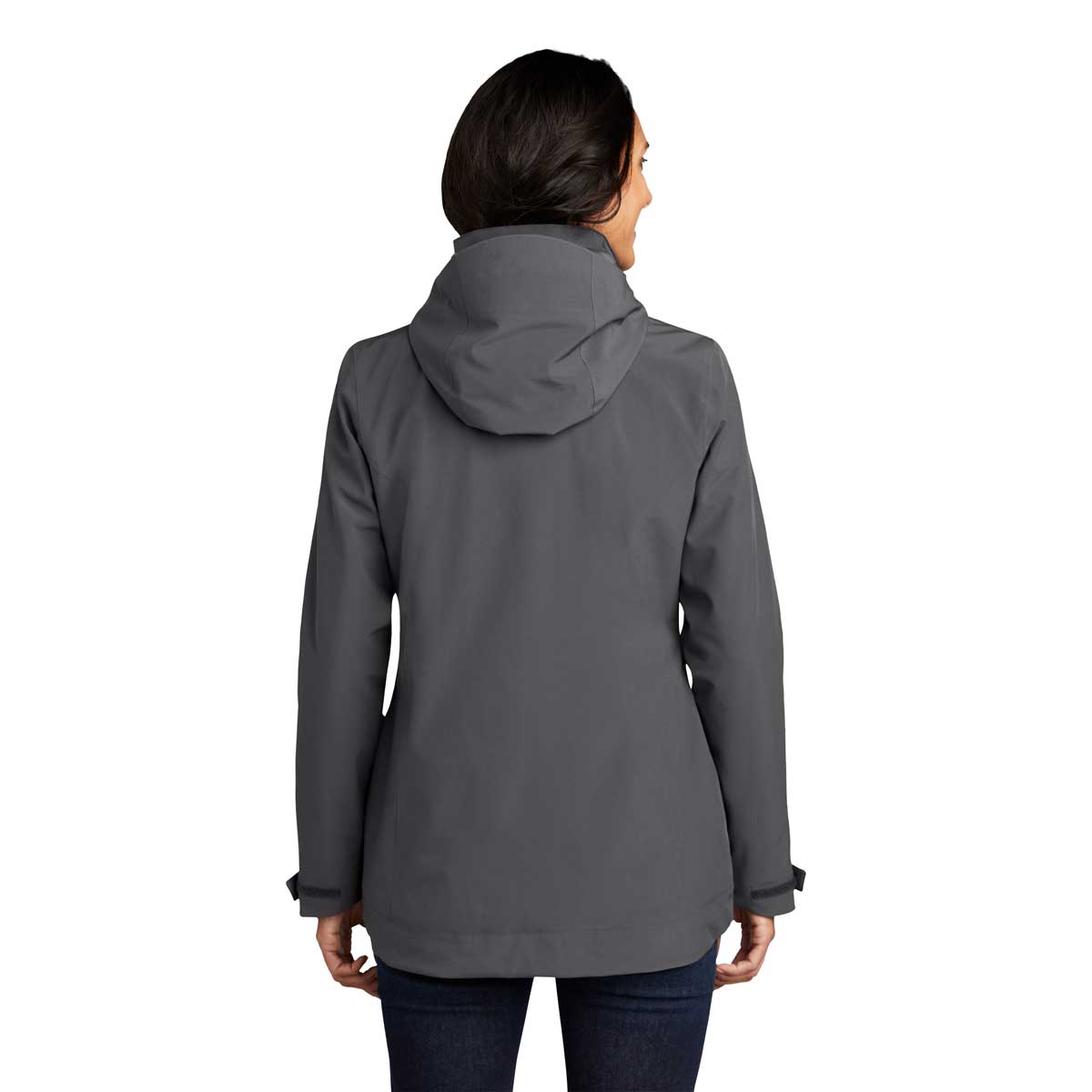 Eddie Bauer Women's Stylish Grey Steel/Metal Grey WeatherEdge 3-in-1 Jacket