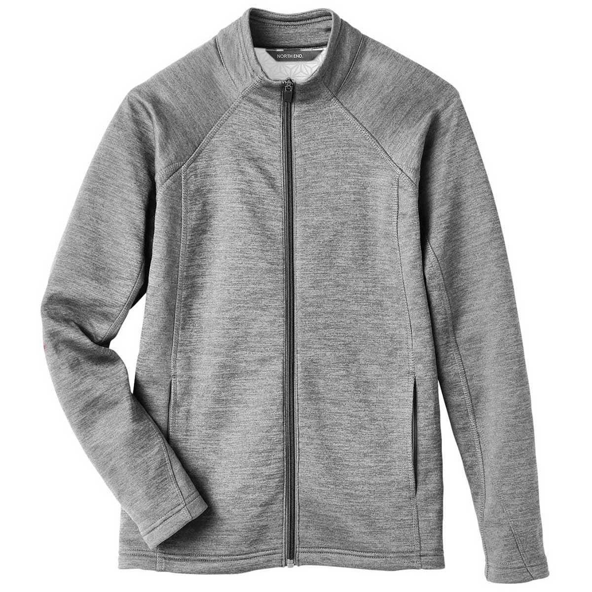 North End Women's Flux 2.0 Full-Zip Jacket - Light Heather/Carbon