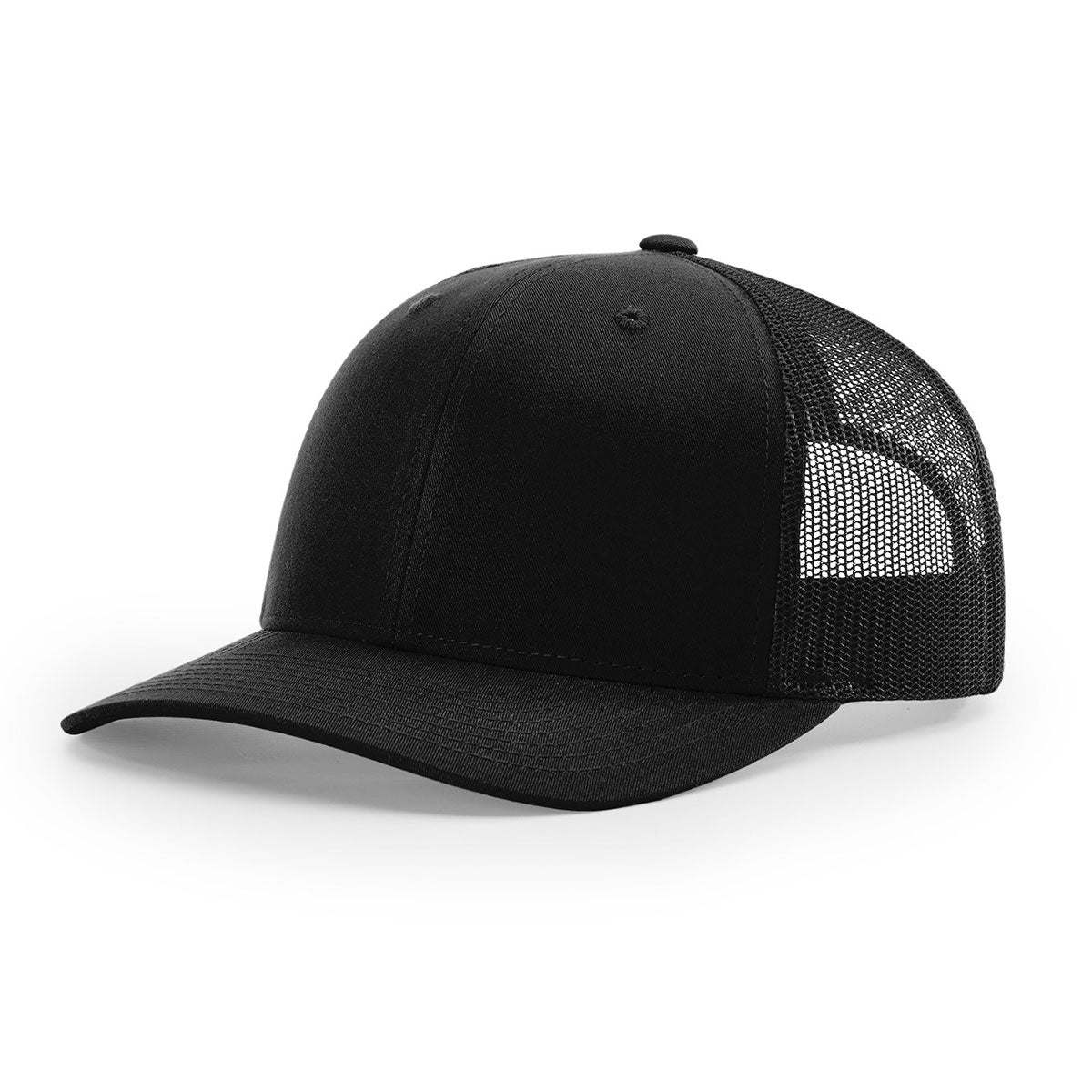 Richardson's Stunning Black Recycled Trucker Cap