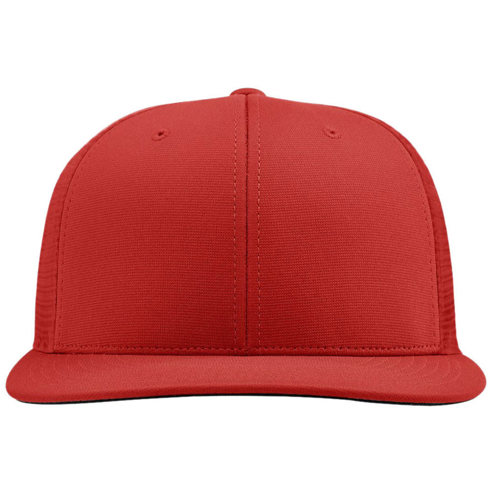 Richardson Red Solid R-Flex Pulse Mesh Hat - A Stylish American Classic