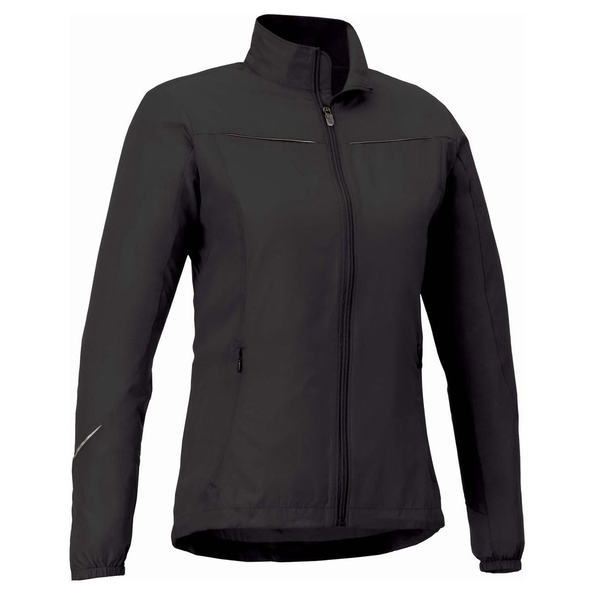 Landway Women's Stylish Black Full Zip Vapor Windbreaker - Perfect for Corporate Gifting