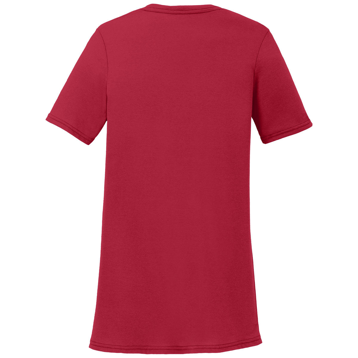 Port & Company Women's Stunning Red Performance Blend V-Neck Tee - A Must-Have!