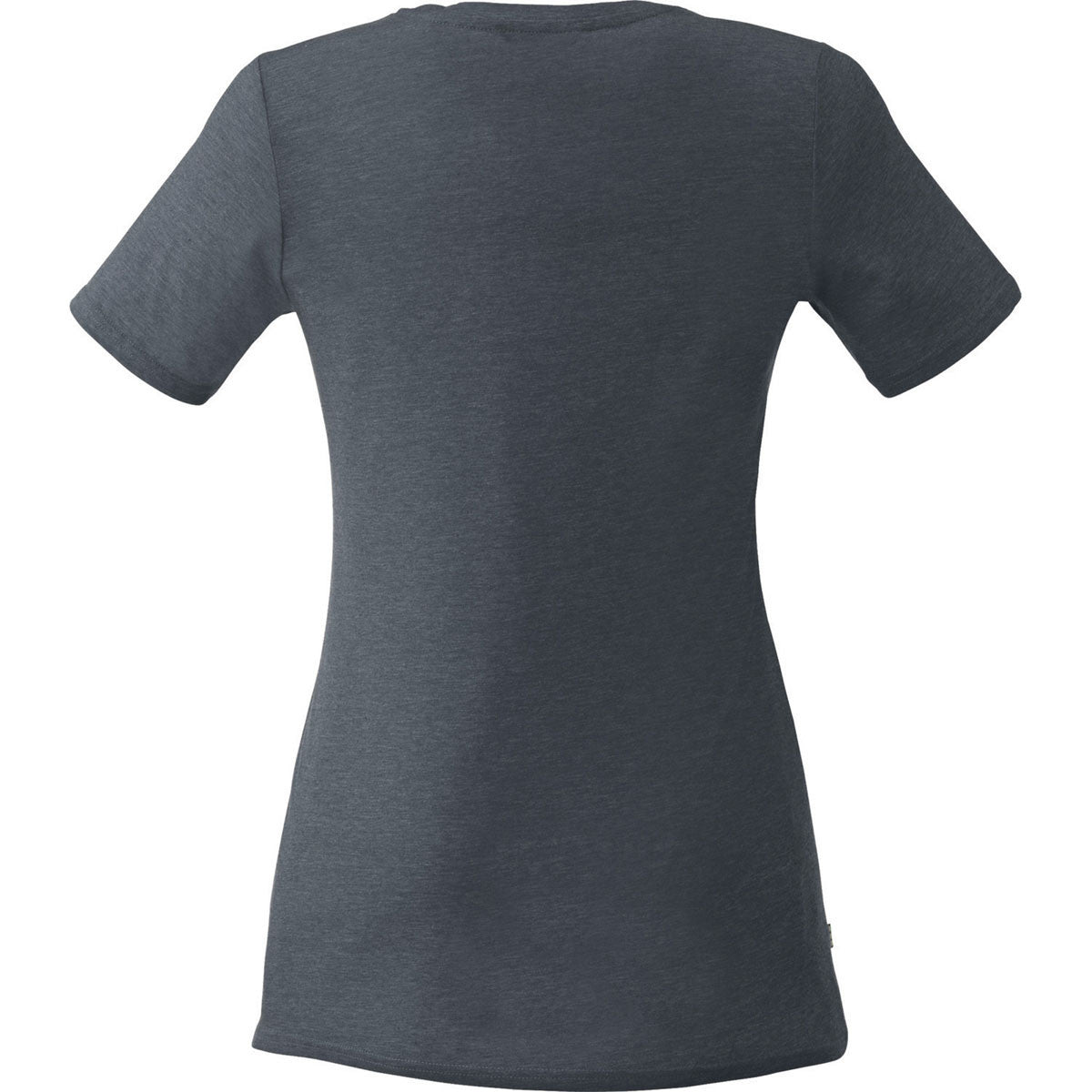 Elevate Women's Navy Heather Sarek Short Sleeve Branding T-Shirt