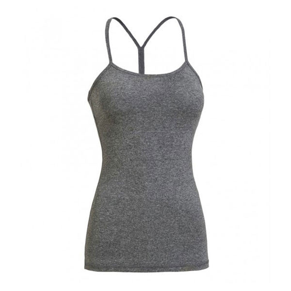 Expert Women's Charcoal Heather Extreme Racerback - The Ultimate Workout Top