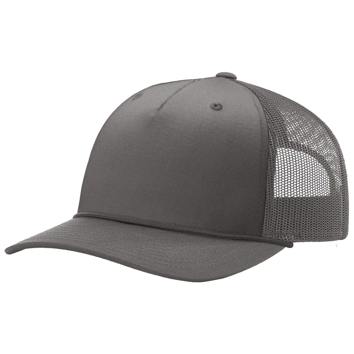 Richardson Charcoal Five - Panel Trucker Hat with Rope: A Classic Outdoor Accessory