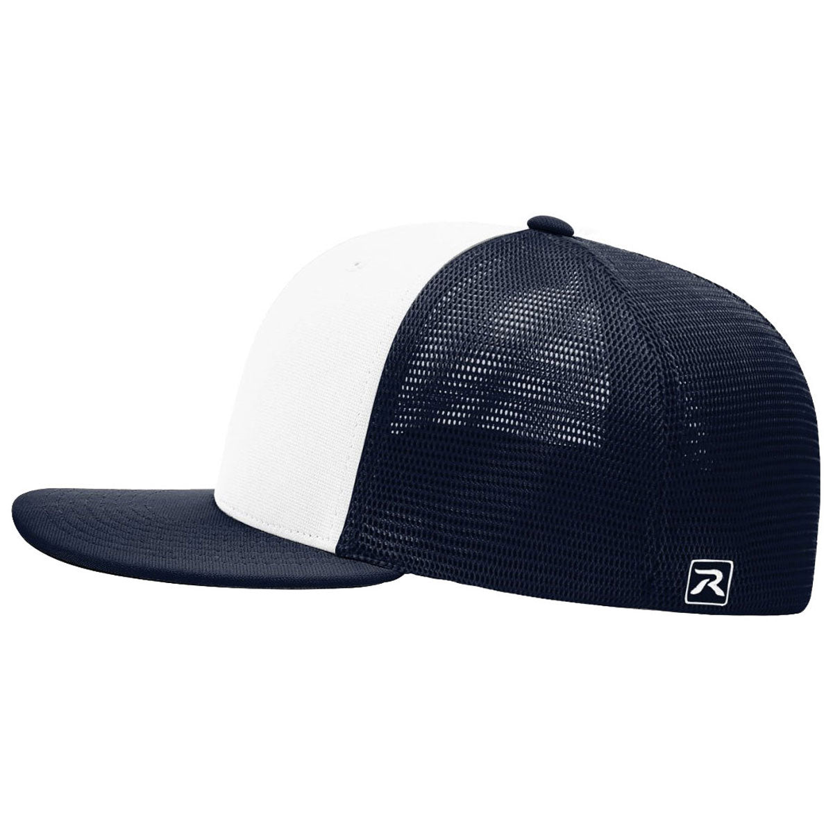 Richardson White/Navy Alternate Pulse Mesh R-Flex Cap - A Stylish Headwear with American Charm