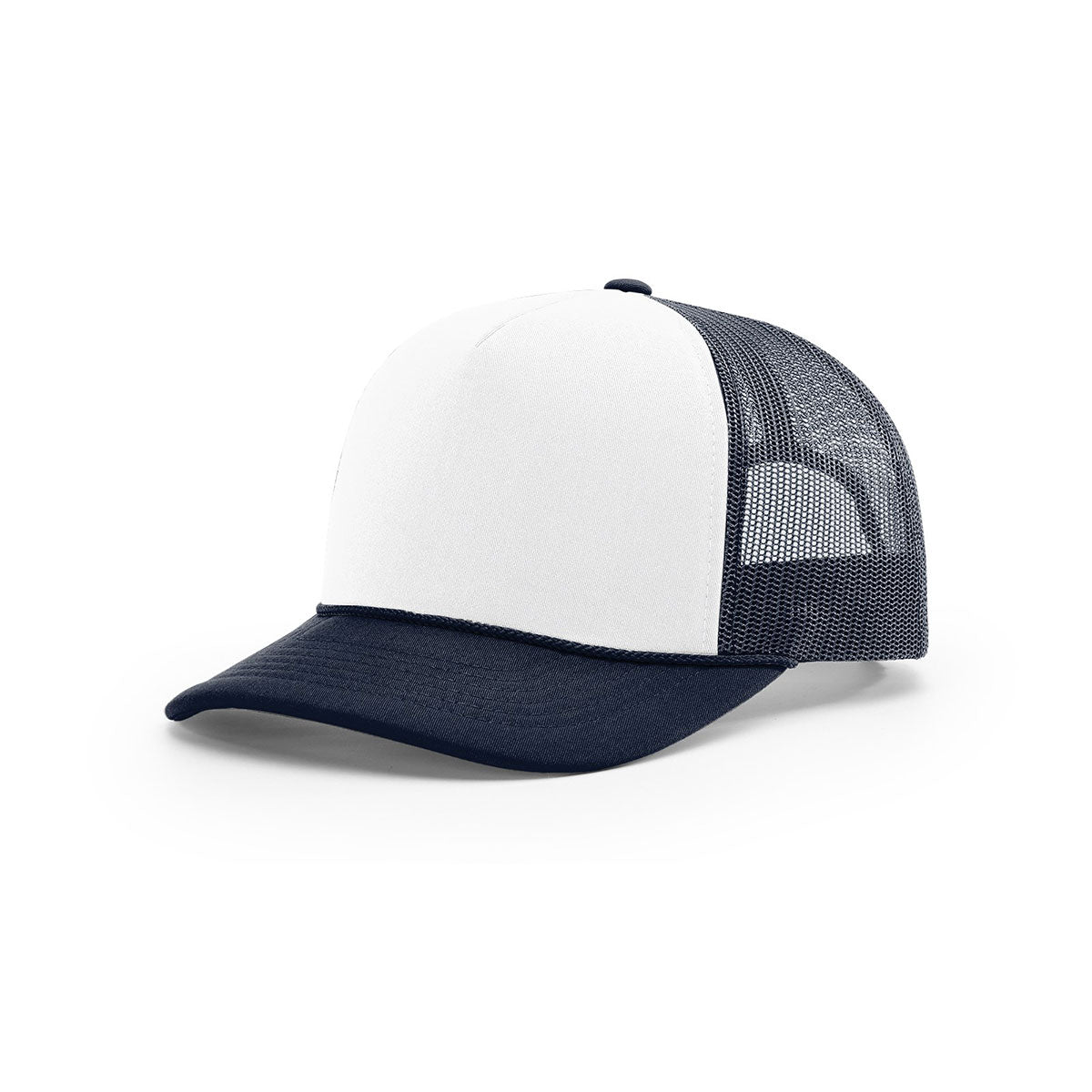 Richardson Premium White/Navy Mesh Back Alternate Foamie Trucker Hat