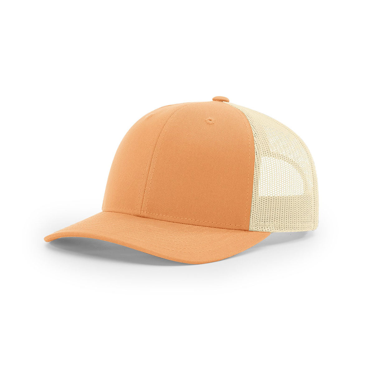 Richardson Peach/Birch Mesh Back Split Low Pro Trucker Hat: A Stylish Sun Protector
