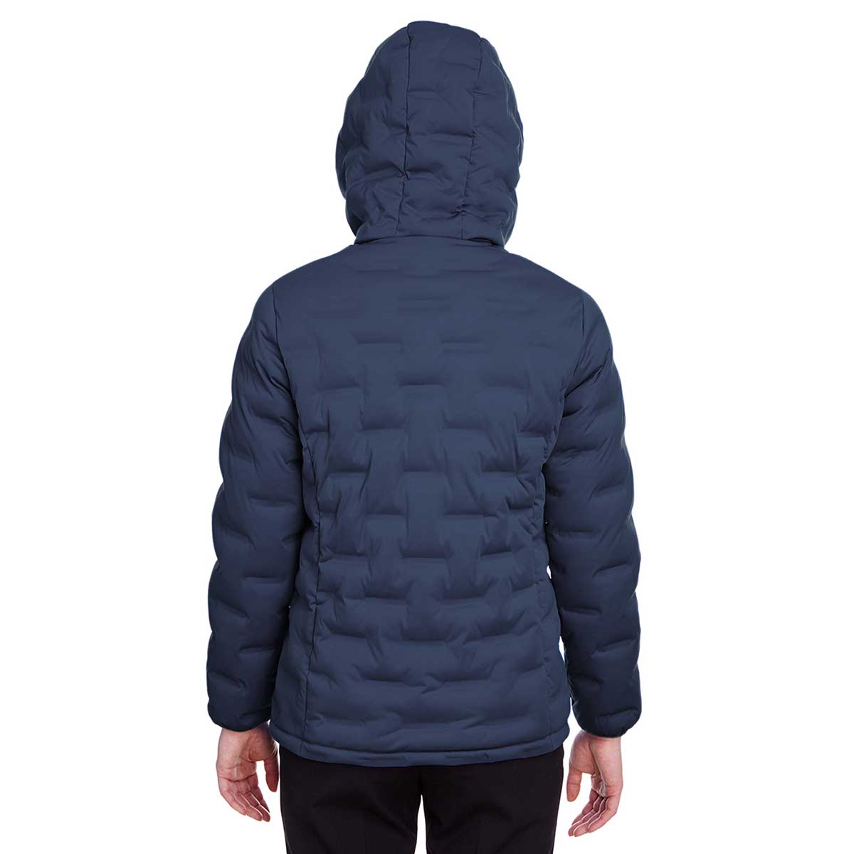 North End Women's Stylish Navy/Carbon Loft Puffer Jacket