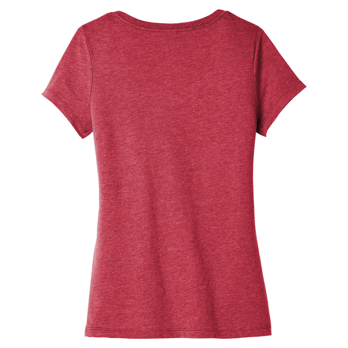 District Women's Stunning Heathered Red V-Neck Very Important Tee