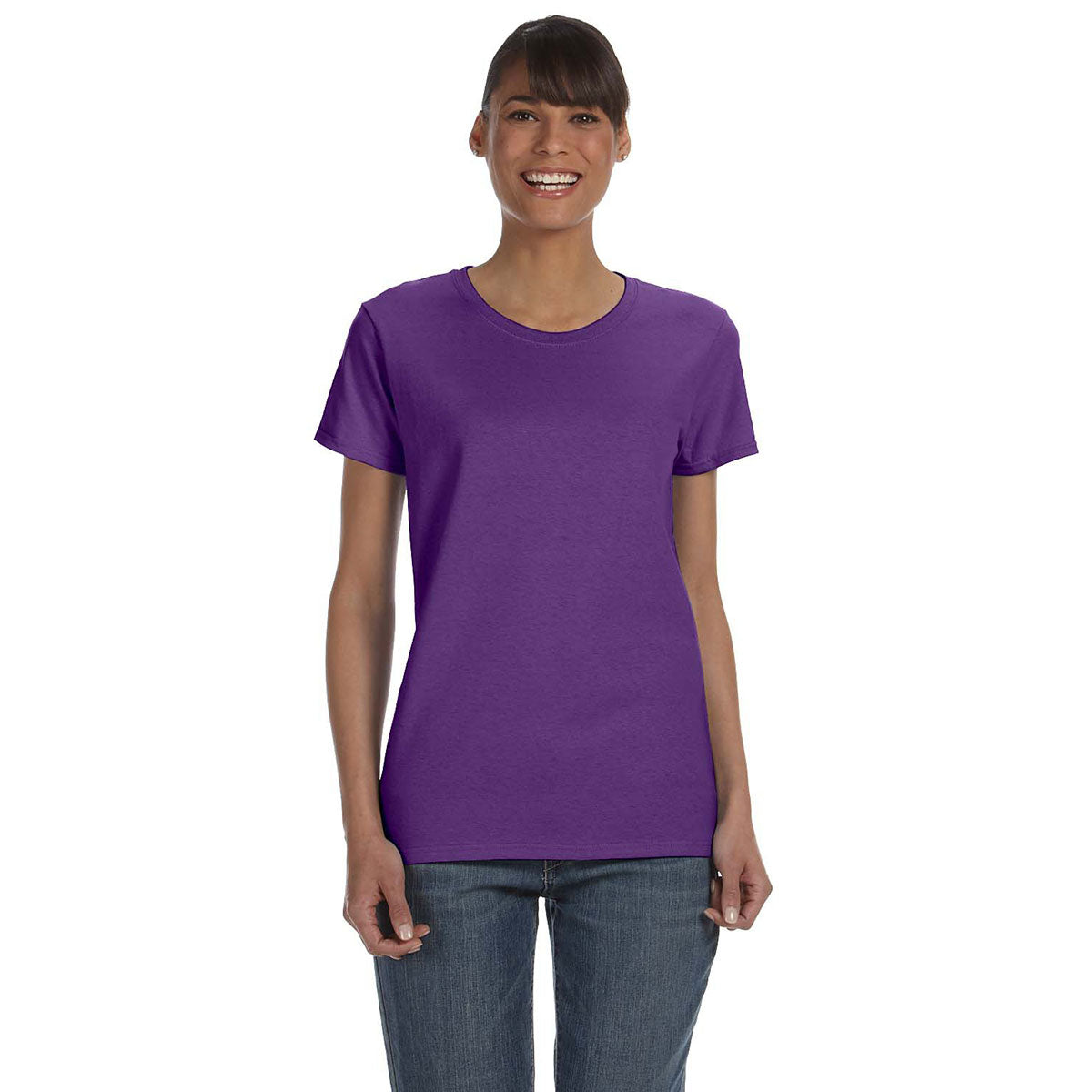 Gildan Women's Stunning Purple 5.3 oz. T-Shirt
