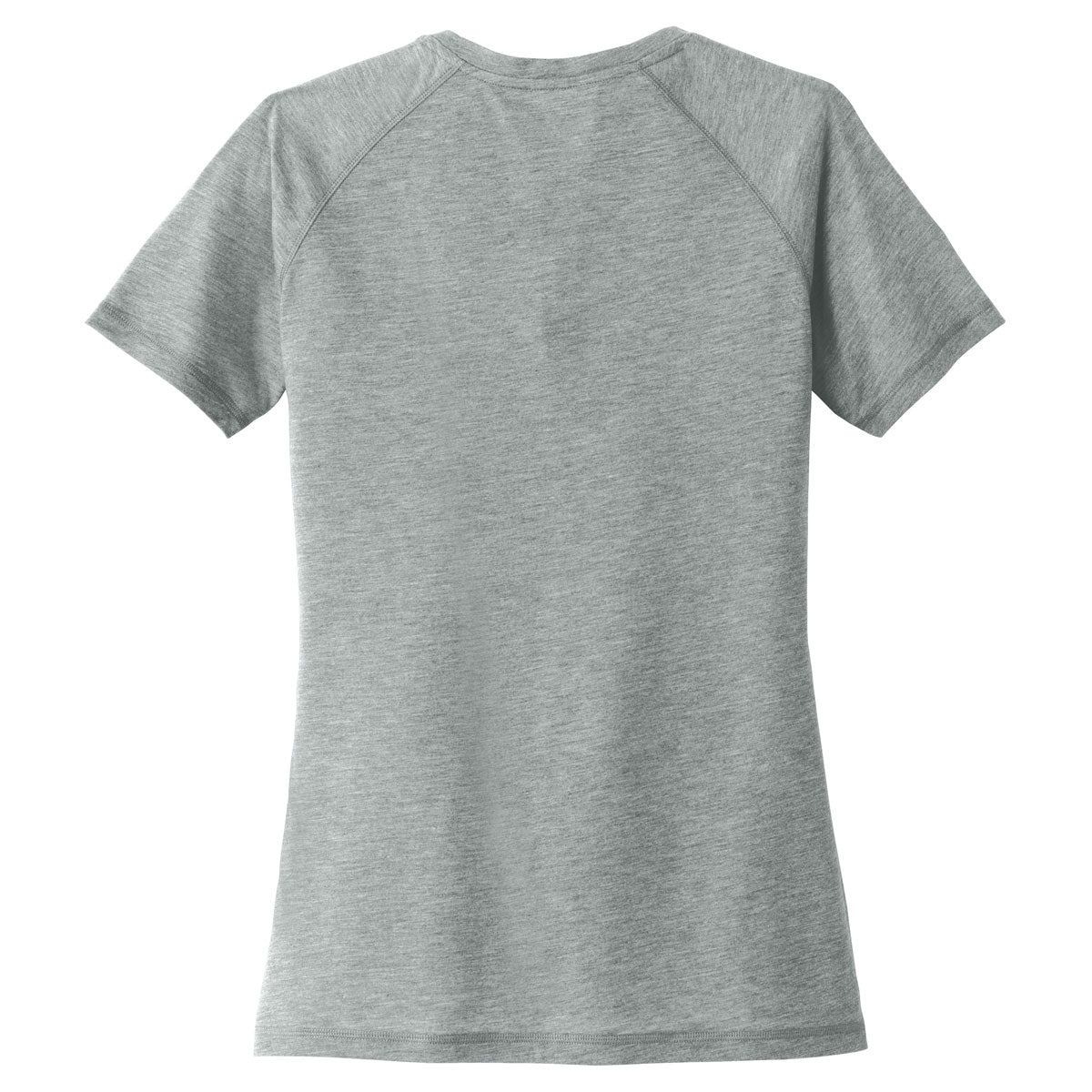 Sport-Tek Women's Dark Grey Heather PosiCharge Tri-Blend Scoop Neck Tee: Elevate Your Team's Look!