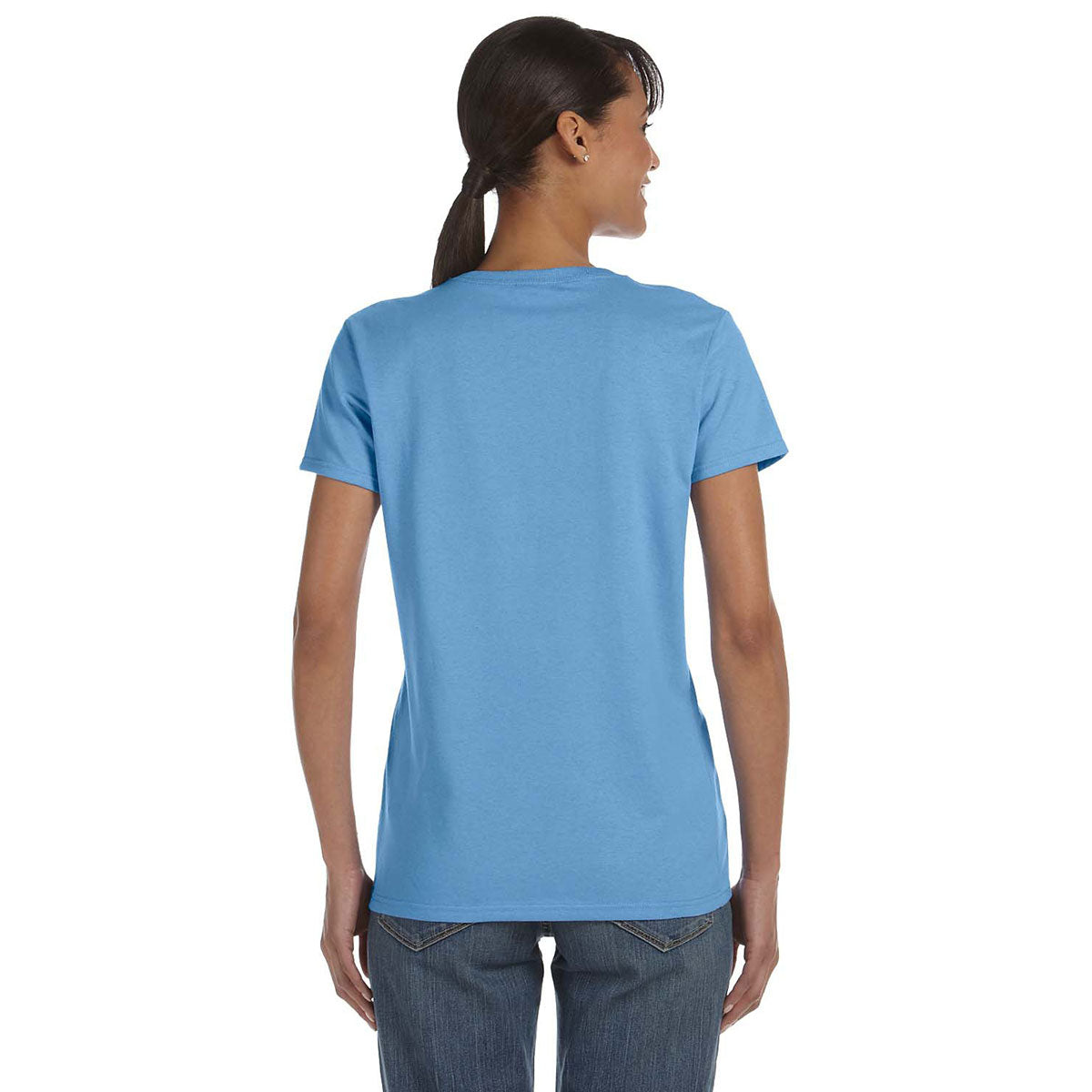 Gildan Women's Stunning Carolina Blue 5.3 oz. T-Shirt