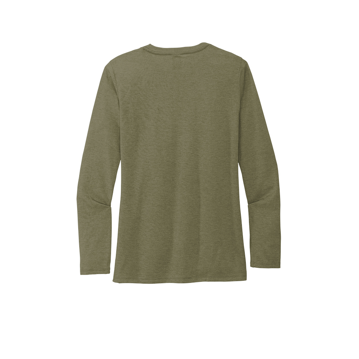 Allmade Women's Olive You Green Tri-Blend Long Sleeve Tee: Sustainable Style!