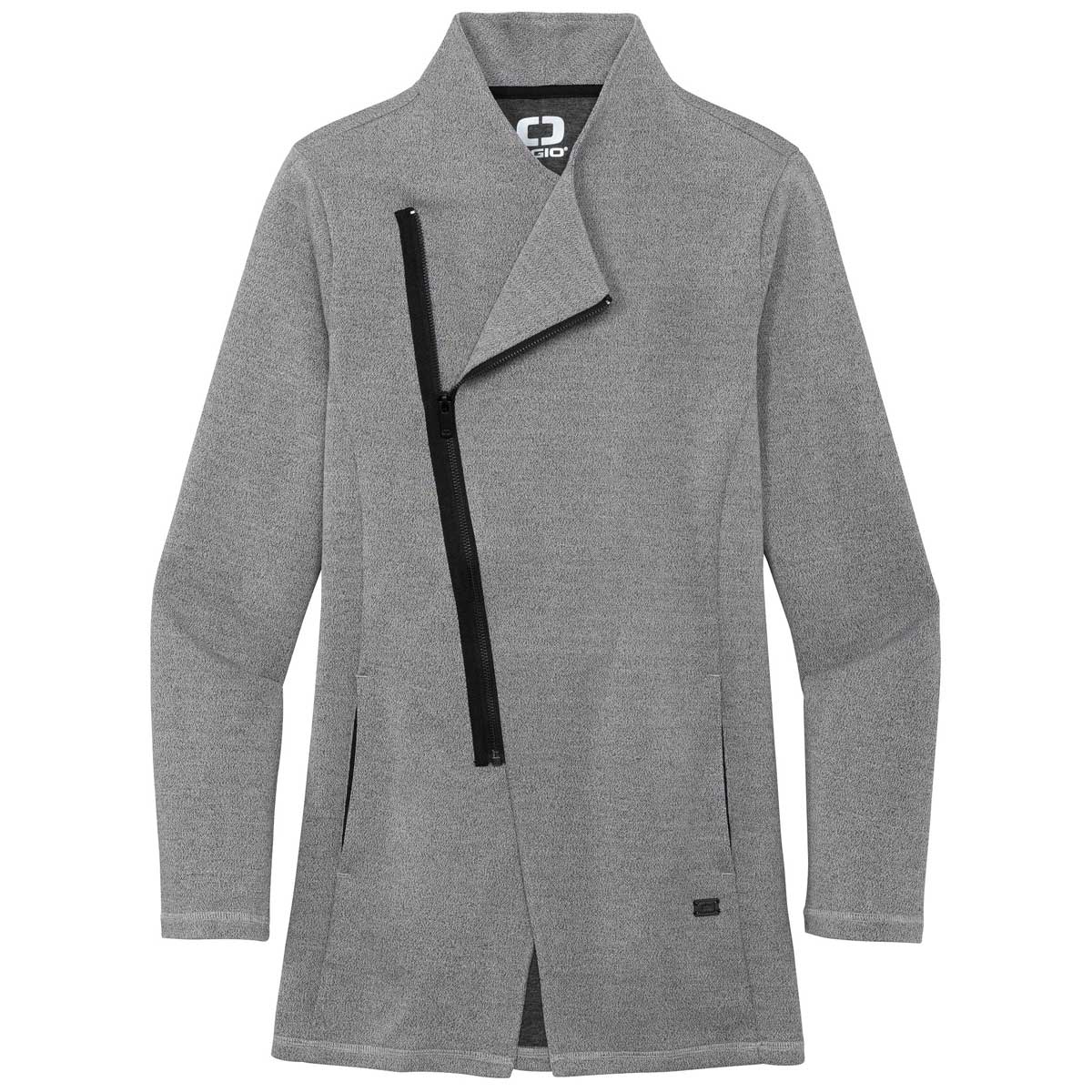 OGIO Women's Stunning Petrol Grey Heather Transition Quarter Zip