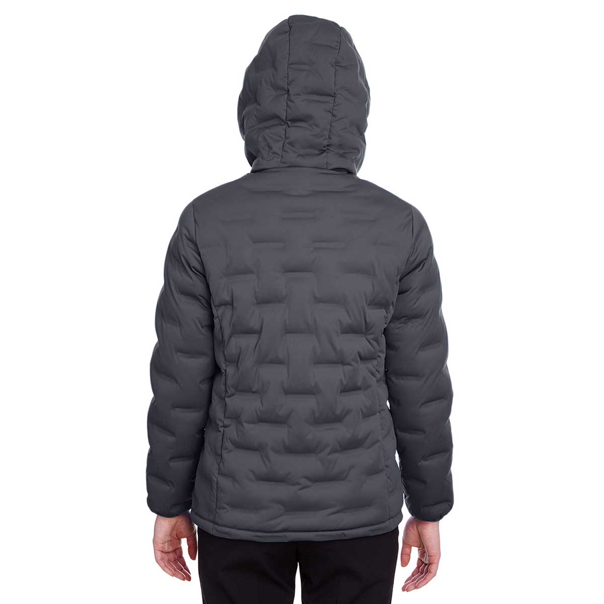 North End Women's Carbon/Black Loft Stylish Puffer Jacket