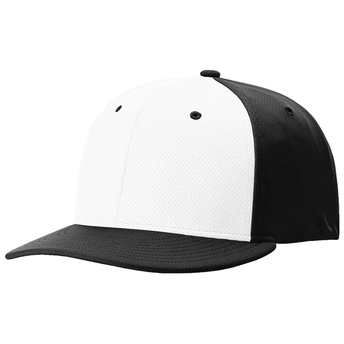 Richardson White/Black Matrix R-Flex Custom Logo Cap: Stylish Brand Promotion