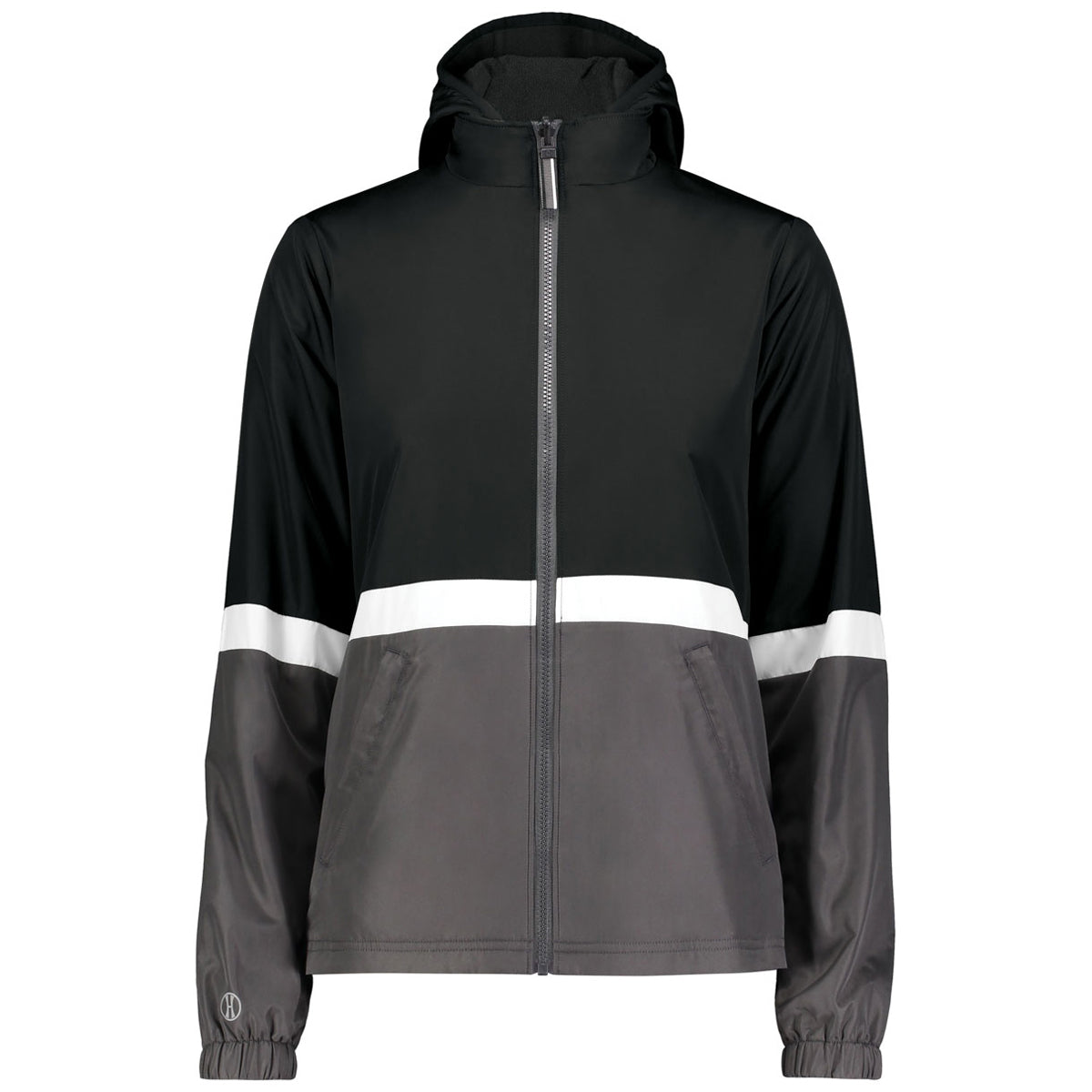 Holloway Women's Stylish Black/Carbon Reversible Jacket
