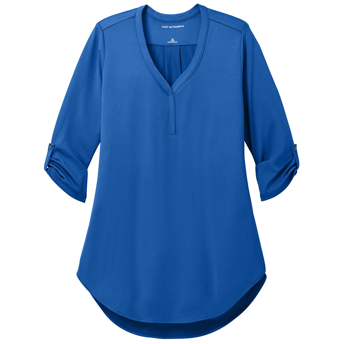 Port Authority Women's True Blue City Stretch 3/4-Sleeve Tunic: A Fashionable Must-Have!