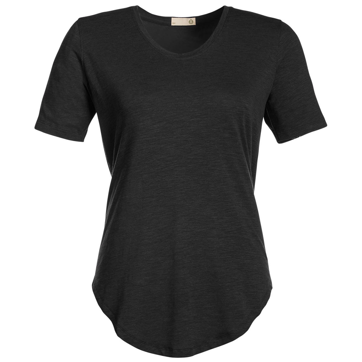 tasc Women's Stylish Black Longline T-Shirt